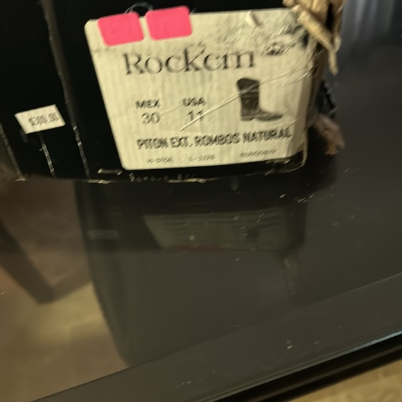 Men snake skin Boots - Picture 3 of 3